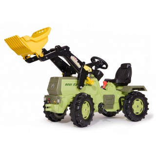Minamas traktorius su kaušu - vaikams nuo 3 iki 8 metų | rollyFarmtrac MB Mercedes-Benz | Rolly Toys